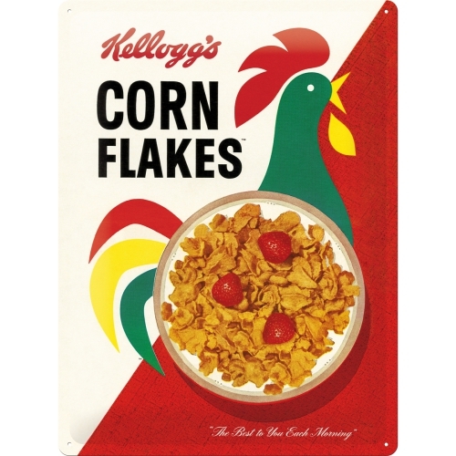 Blechschild 40x30 Kellogg's Corn Flakes Cornelius
