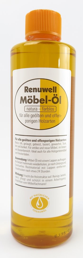 Möbel-Öl 500ml Renuwell farblos natura